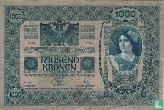 Österreich 1.000 Kronen 1902 - Bild 1