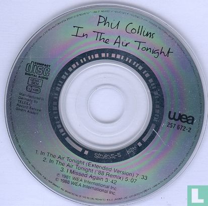 In The Air Tonight (88' Remix) - Bild 3