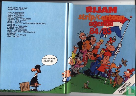Rijam Strip/cartoon agenda 84/85 - Afbeelding 3