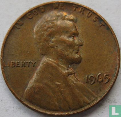 États-Unis 1 cent 1965 - Image 1