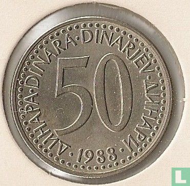 Yougoslavie 50 dinara 1988 - Image 1