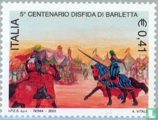 Knight tournament of Barletta 500 years