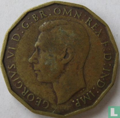 Verenigd Koninkrijk 3 pence 1940 (type 2) - Afbeelding 2