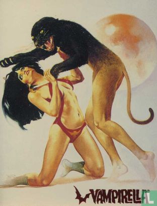 Vampirella wrestles with Pantha - Image 1
