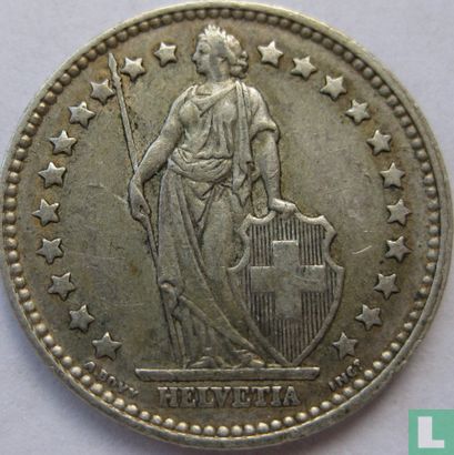 Zwitserland 1 franc 1957 - Afbeelding 2