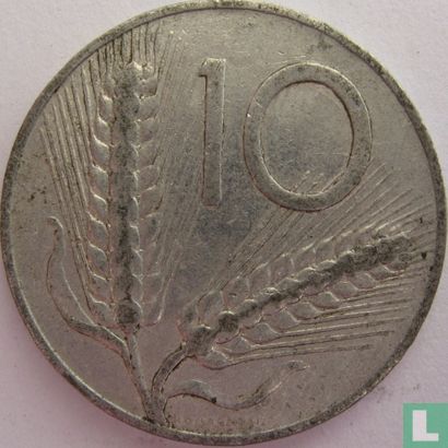 Italië 10 lire 1953 - Afbeelding 2