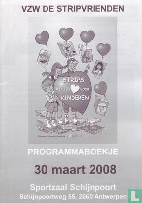 Vzw De Stripvrienden - Programmaboekje 30 maart 2008 - Image 1