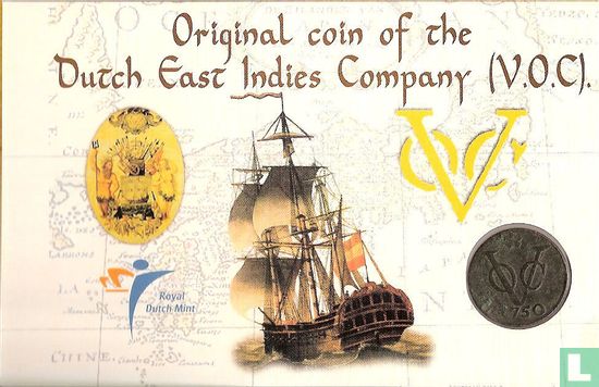 VOC 1 duit 1750 (Holland) - Afbeelding 3
