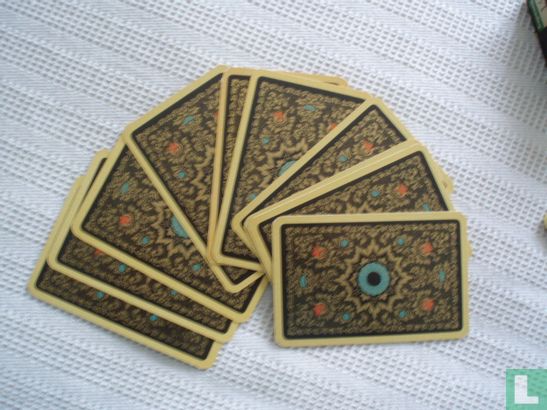 Russische speelkaarten (Black Palekh) - Image 2