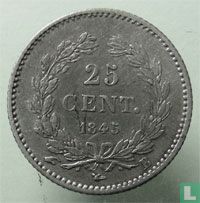 Frankreich 25 Centime 1845 (B) - Bild 1