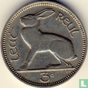 Ierland 3 pence 1928 - Afbeelding 2