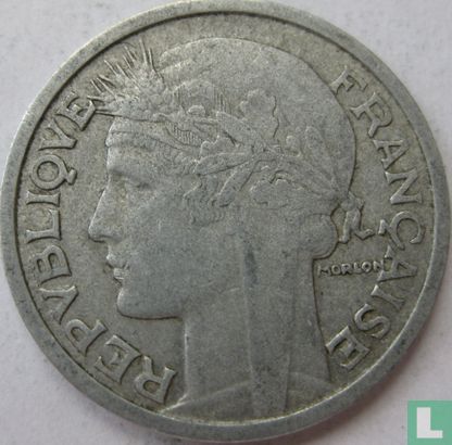 Frankrijk 2 francs 1948 (zonder B) - Afbeelding 2