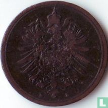 German Empire 1 pfennig 1875 (D) - Image 2