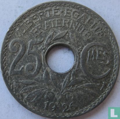 Frankrijk 25 centimes 1926 - Afbeelding 1
