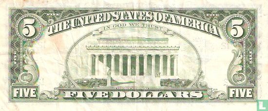 Dollars d'États-Unis 5 1981 L - Image 2