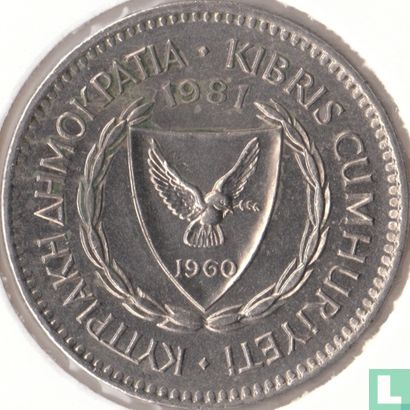Zypern 50 Mil 1981 - Bild 1