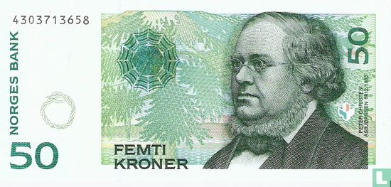 Noorwegen 50 Kroner 2000 - Afbeelding 1