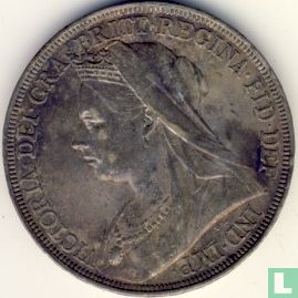 Royaume-Uni 1 crown 1897 (LX) - Image 2