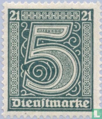 Edition for Prussia. Figure 21 in corners