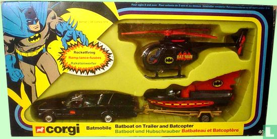 Batmobile, Batboat and Batcopter