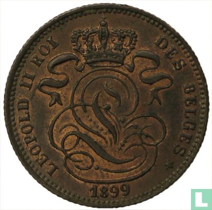 België 1 centime 1899 (FRA) - Afbeelding 1