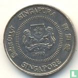 Singapour 10 cents 1990 - Image 1
