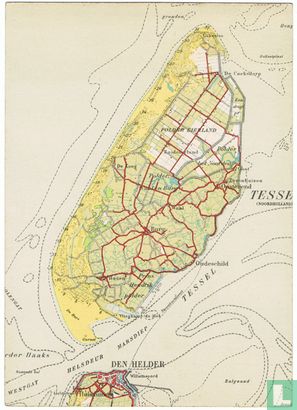 (Topografische kaart Tessel) - Image 1