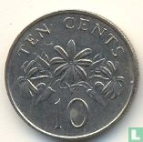 Singapour 10 cents 1990 - Image 2