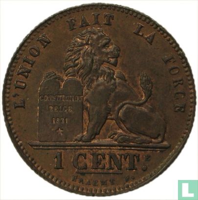 België 1 centime 1899 (FRA) - Afbeelding 2
