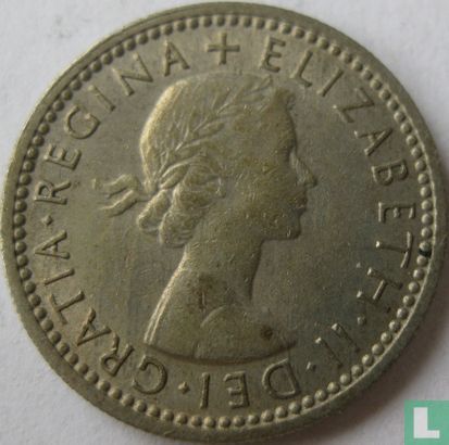 Royaume-Uni 6 pence 1960 - Image 2