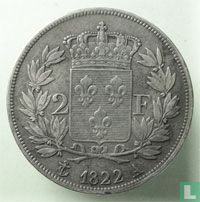 France 2 francs 1822 (A) - Image 1