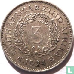 South Africa 3 pence 1924 - Image 1
