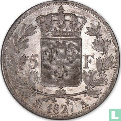 France 5 francs 1827 (A) - Image 1