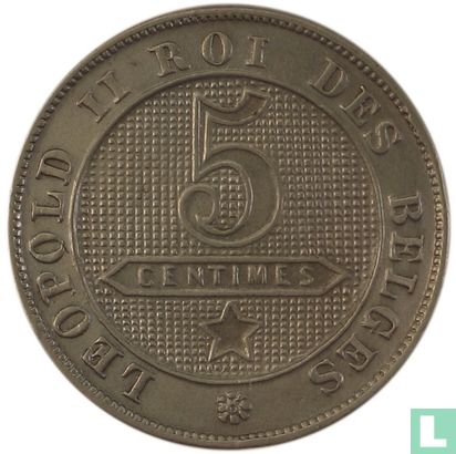 België 5 Centime 1900 (FRA) - Bild 2
