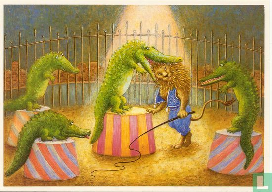 Voor het Kind-krokodillen in circus
