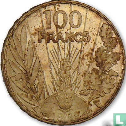 Frankrijk 100 francs 1929 (proefslag) - Afbeelding 1