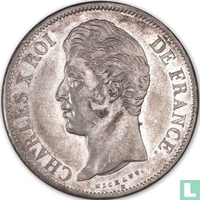 France 5 francs 1827 (A) - Image 2