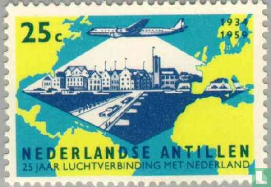 Connection aérienne avec les Pays-Bas 1934-1961