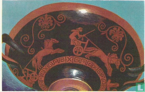 Wagenrennen volgens afbeelding op een Griekse vaas - Bild 1