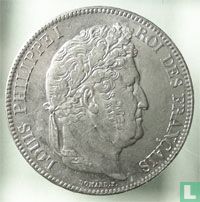France 5 francs 1833 (T) - Image 2