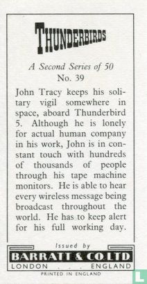 John Tracy keeps his solitary vigil somewhere in space, aboard Thunderbird 5. - Afbeelding 2