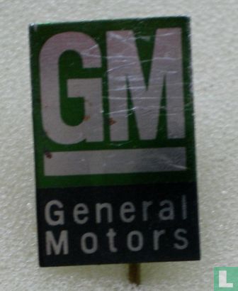 GM General Motors [groen en zwart op metaalkleurig]