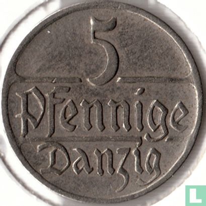 Danzig 5 Pfennige 1923 - Bild 2
