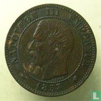 France 2 centimes 1853 (K) - Image 1