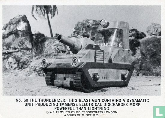 The Thunderizer. This blast gun contains a dynamatic unit producing immense electrical discharges more powerfull than lighting. - Image 1