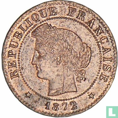 France 1 centime 1872 (K) - Image 1