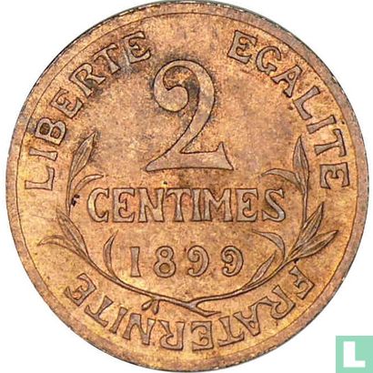 Frankrijk 2 centimes 1899 - Afbeelding 1
