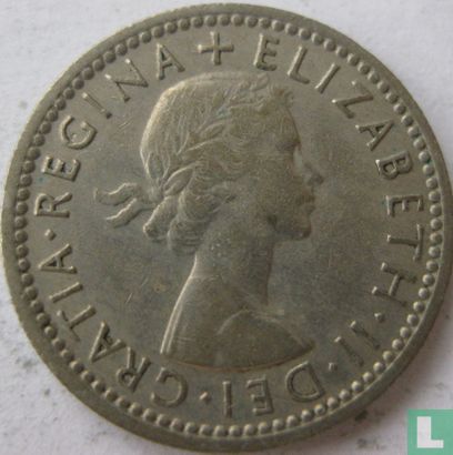 Verenigd Koninkrijk 6 pence 1954 - Afbeelding 2