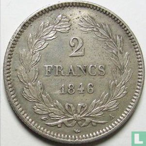 Frankrijk 2 francs 1846 (A) - Afbeelding 1