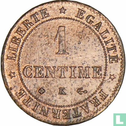 Frankrijk 1 centime 1872 (K) - Afbeelding 2